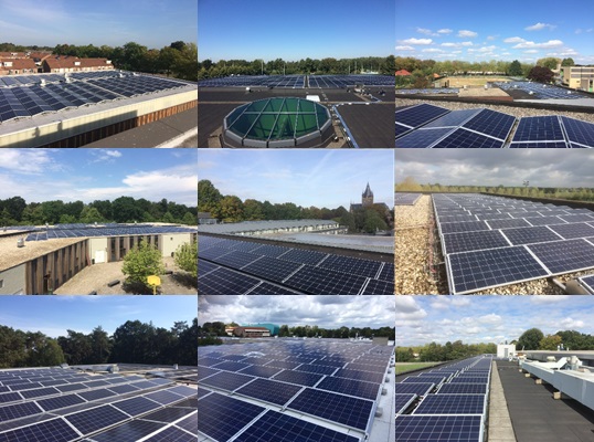 Zonnepanelen bij OMO-scholen