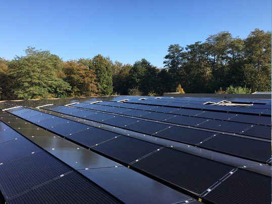 Zonnepanelen op dak